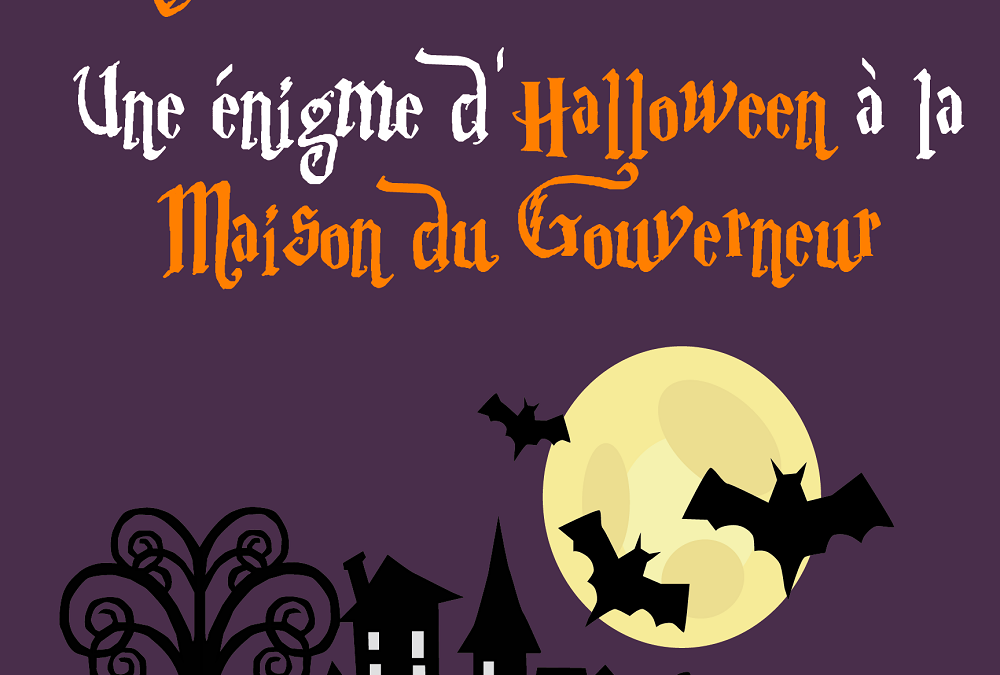 ANIMATION UNE ÉNIGME D’ HALLOWEEN